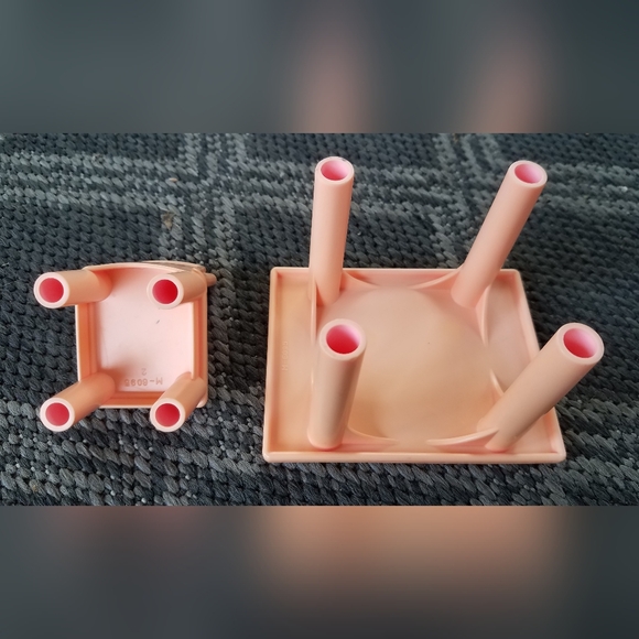 Vintage Playskool dollhouse table & chair - Picture 2 of 2